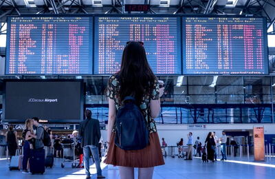 Flughafen Wartesaal