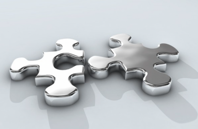 Metall Puzzleteile