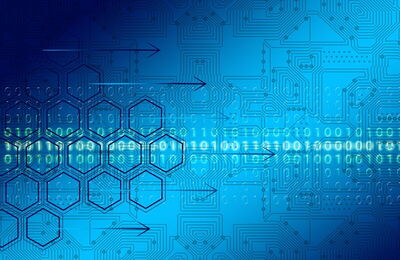 Zeilen von Codes und Hexagons