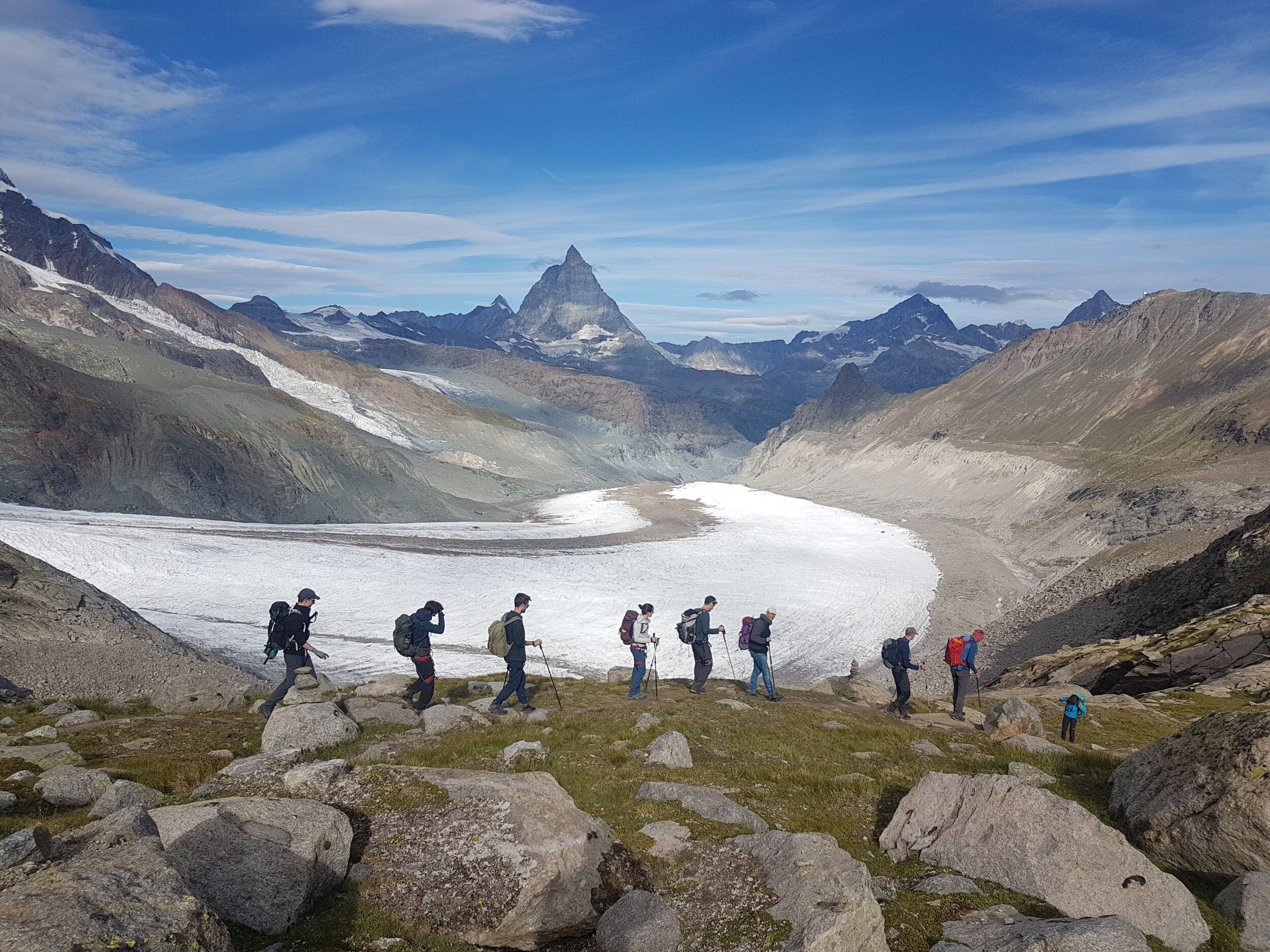 Auf dem Panoramaweg zurück nach Zermatt